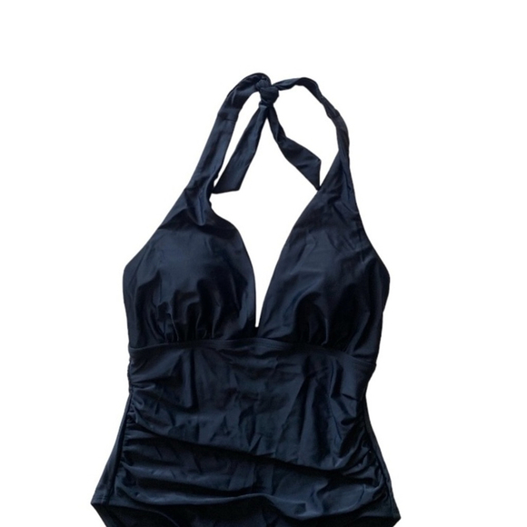 DKNY One Piece Halter Swimsuit, Size Medium - Picture 2 of 7